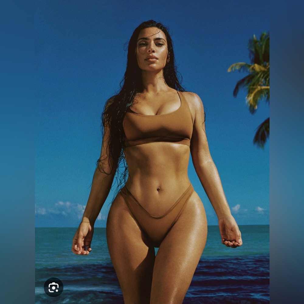 SKIMS BIKINI SET 2XL GUNMETAL